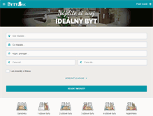 Tablet Screenshot of byty.sk